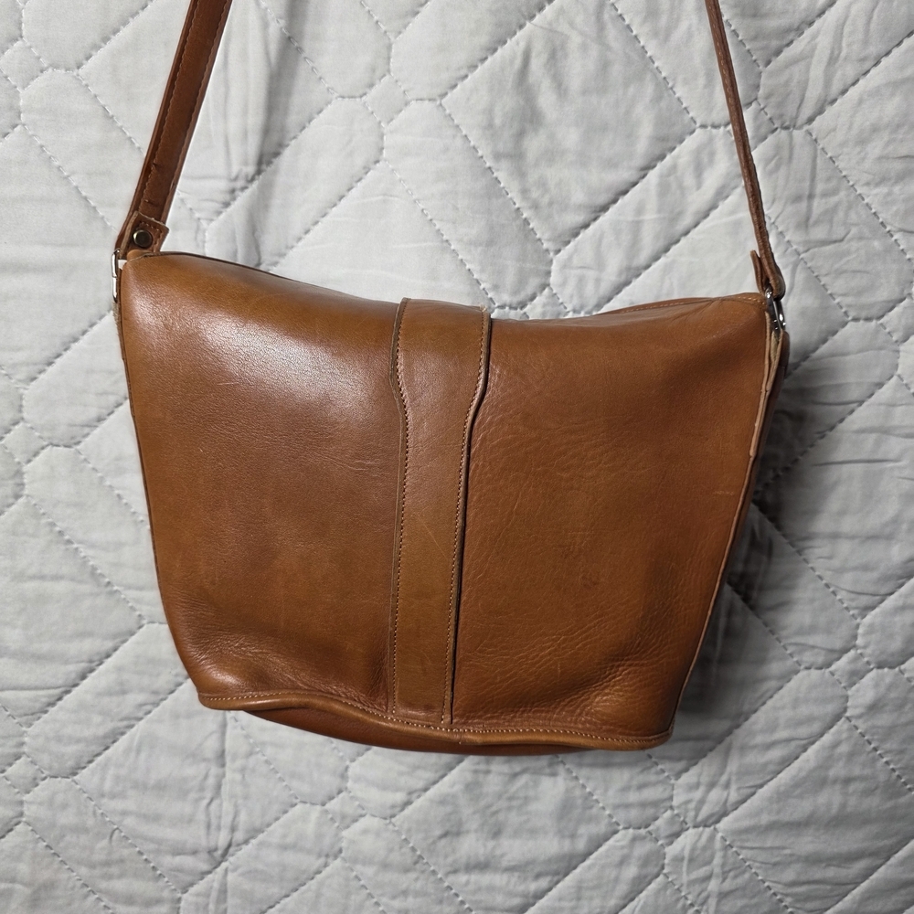 Vintage Coach Nottingham 9948 Binocular Bag Crossbody British Tan Brown USA - Picture 9 of 12